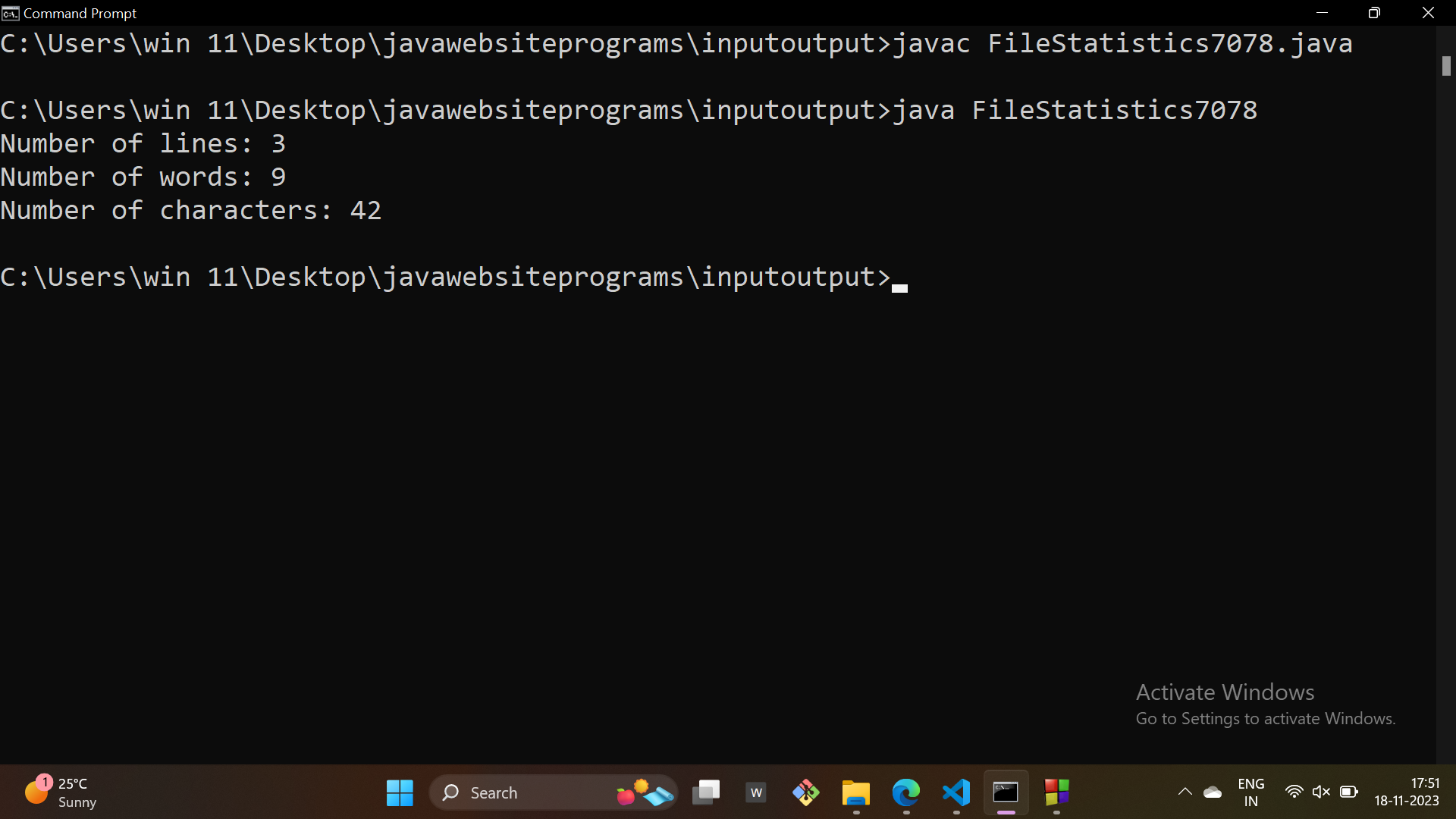 output